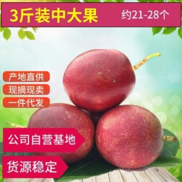 廣西**水果高山百香果雞蛋果富硒果產地直供一件代發3斤中大果