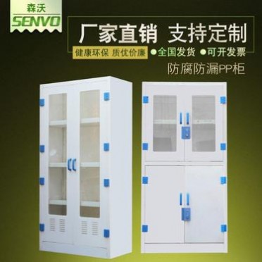 PP藥品柜 實驗化學藥品柜 PP器皿試劑柜 **防腐蝕pp柜廠家定制