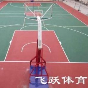 飛躍廠家 玉林興業縣丙烯酸球場 容縣學校籃球場銷售價格